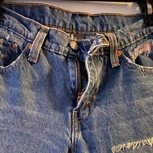 Levi patchwork jeans